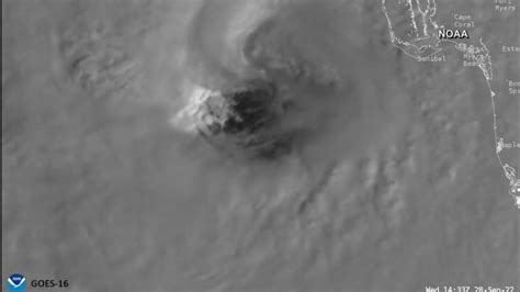 NOAA satellite view of Hurricane Ian | firstcoastnews.com