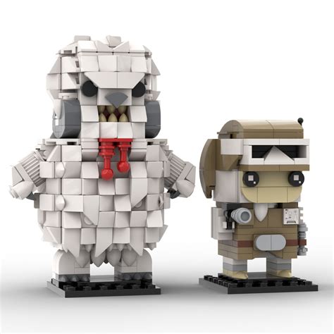 Lego Star Wars Hoth Wampa - Custom MOC Brickheadz Instructions