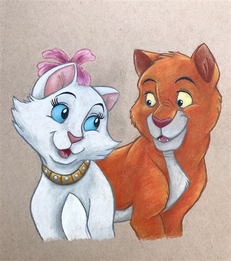 Duchess and Thomas O'Malley. The Aristocats fan artwork drawn with ...