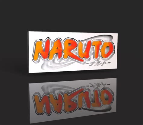 ArtStation - Naruto logo 3D