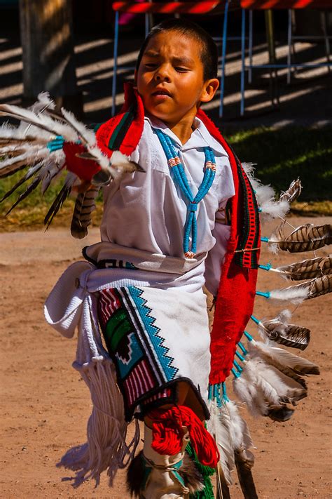 A 4 year old boy from the Oak Canyon Dance Group (Jemez Pueblo ...