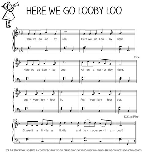 Here We Go Looby-Loo! : Action Songs - Let's Play Music