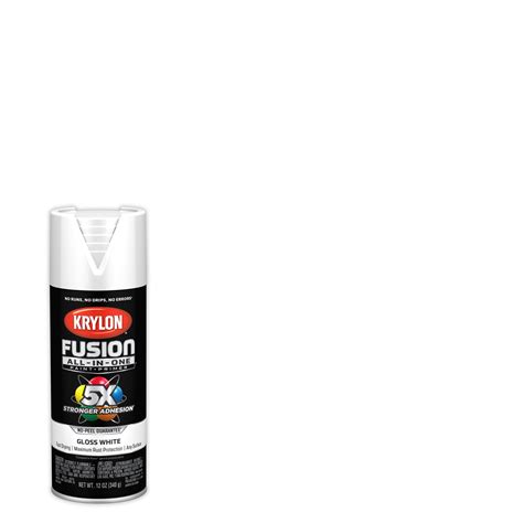 Krylon Fusion All-In-One Spray Paint, Gloss, White, 12 oz. - Walmart.com