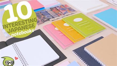 10 Interesting Japanese Notebooks 📒 - YouTube