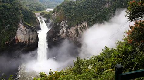 San Rafael Falls, timelapse - Stock Video Clip - K003/0307 - Science ...