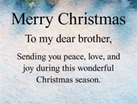 100+ Merry Christmas Brother Quotes And Sayings 2023 - QuotesProject.Com