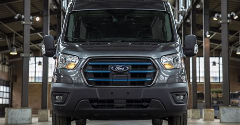 Ford Reveals E-Transit Electric Cargo Van with 126 Mile Range and ...