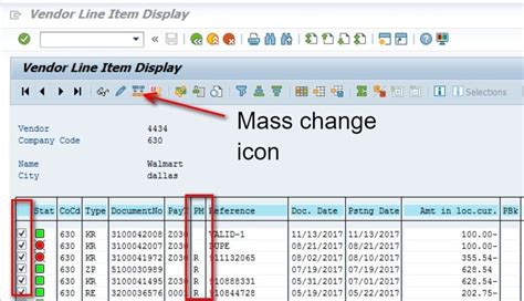 Mass changes on Vendor line items - Sapsharks