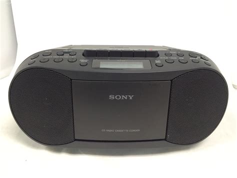 Sony CFD-S70BLK CD/Cassette Boombox Home Audio Radio, Black | Buy Stuff Store