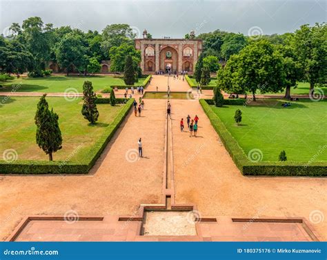 Garden in Humayun`s Tomb in New Delhi, India Editorial Photo - Image of ...