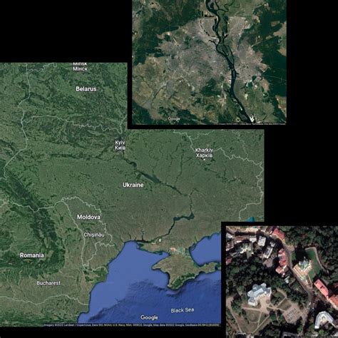Ukraine: Map of Ukraine, Europe - Earth 3D Map