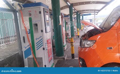 Shenzhen, China: Electric Vehicle Charging Station and Charging ...