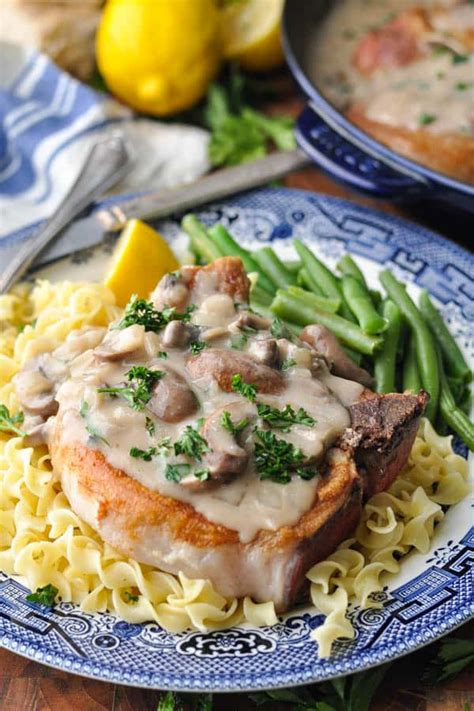 Cream of Mushroom Pork Chops - The Seasoned Mom