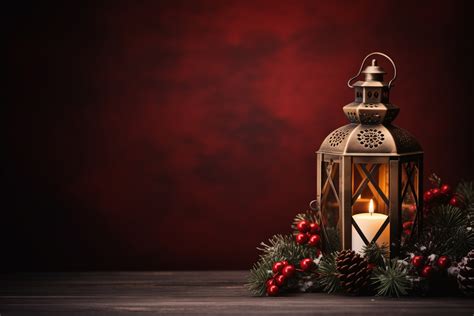Vintage Christmas Lantern Free Stock Photo - Public Domain Pictures