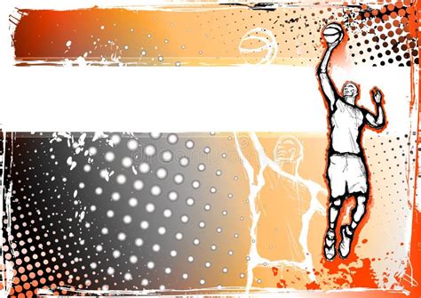 Basketball Background-vector Illustration Stock Vector - Illustration ...