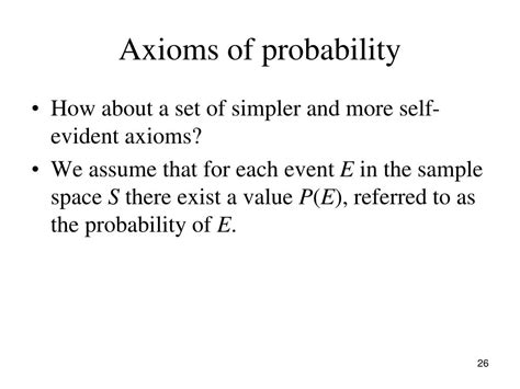 PPT - Chapter 2. Axioms of Probability PowerPoint Presentation, free ...