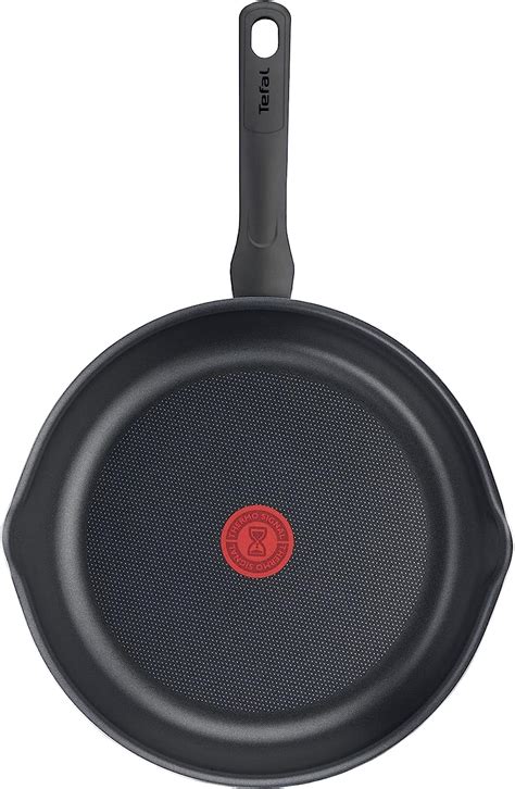 Tefal B5580623 Day by Day 28cm Frying Pan, Titanium Non-Stick Coating, Thermo Signal, Easy ...