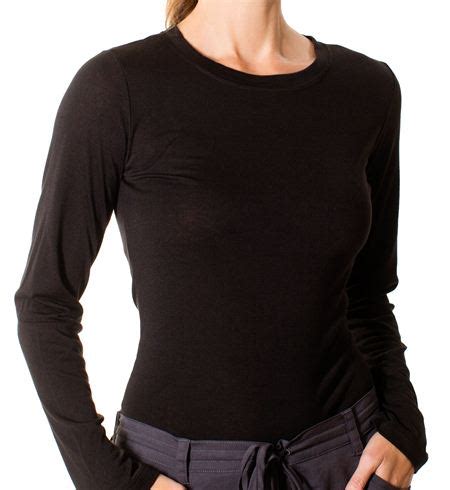 Sanibel Stretch - Women s Long Sleeve Undershirt Black : Tees