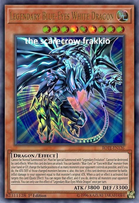 Yu gi oh Seto kaiba blue eyes ultimate dragon White card yu gi oh orica custom anime cosplay pvc ...