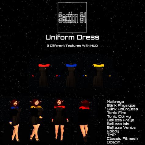 Second Life Marketplace - Section 31 Uniform Dress