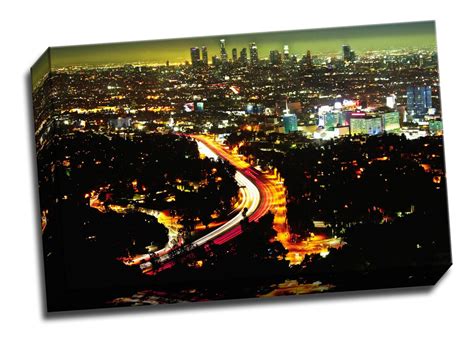 Los Angeles Skyline, LA, City Lights, Fine Art Photography, Night ...