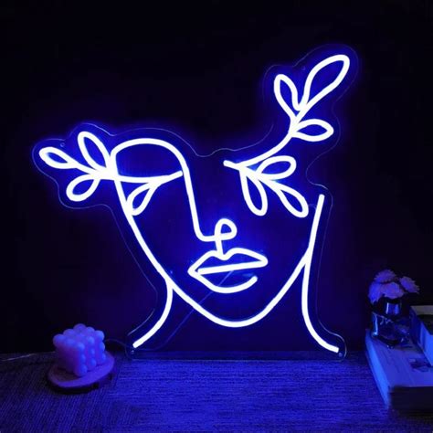 Leaves Eyes Man Neon Sign Neon Signs Depot, 41% OFF