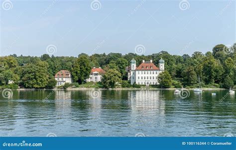 Castle Ammerland at Lake Starnberg Stock Photo - Image of trees, building: 100116344