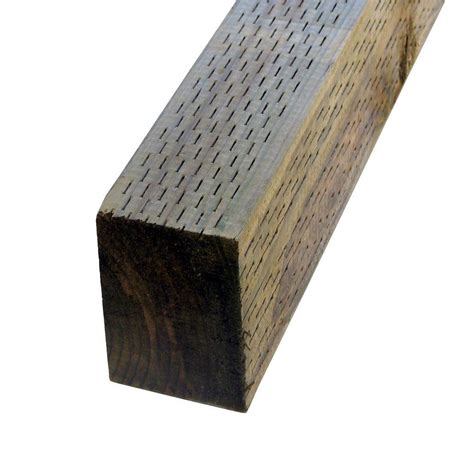 4 in. x 4 in. x 8 ft. Pressure-Treated Timber-89346 - The Home Depot