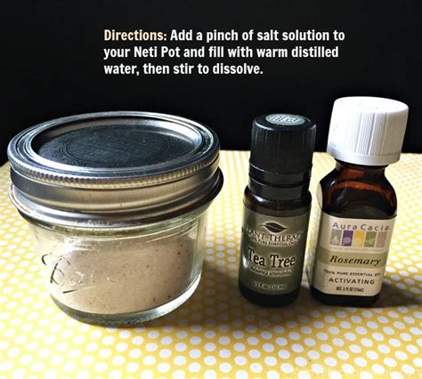 Essential Oils: Neti Pot Salt Solution or Sinuses - My Life Cookbook ...