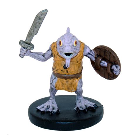 Dungeons & Dragons Miniatures, War Games D&D Miniatures Kuo-Toa #9 Rage ...