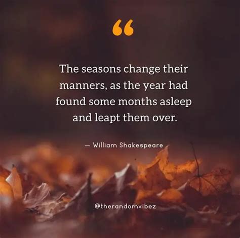 80 Seasons Change Quotes To Inspire Seasons Of Life – The Random Vibez