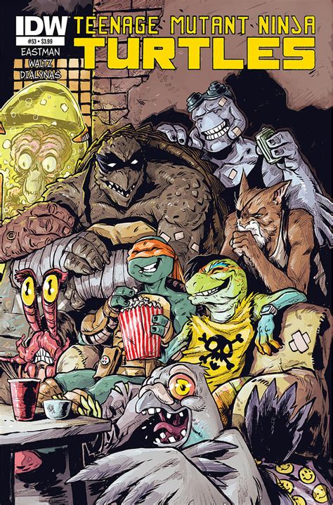 Teenage Mutant Ninja Turtles #53 COVER by TheWoodenKing on DeviantArt