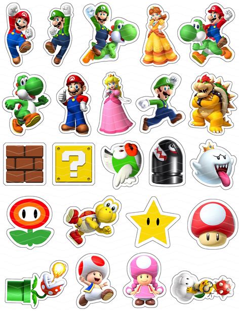 Super Mario Printables Free Pdf