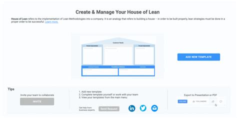 House of Lean Online Software Tools & Templates