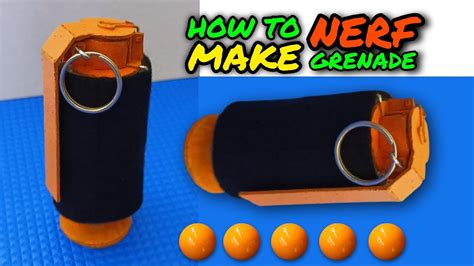 How to make working Nerf Grenade at home || Working Airsoft Grenade ...