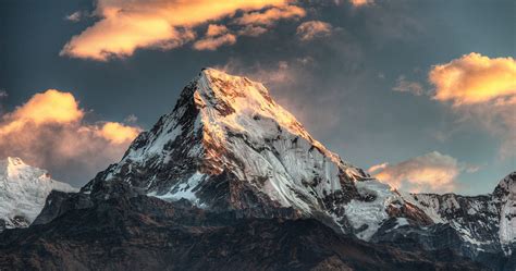 Annapurna Massif Mountain Range Nepal Wallpaper,HD Nature Wallpapers,4k Wallpapers,Images ...