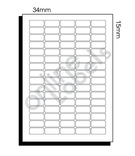80 Labels Per Sheet Template Word - Printable Word Searches