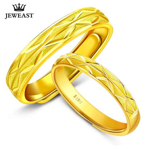 24K Pure Gold Ring Real AU 999 Solid Gold Rings Nice Simple Fashion ...