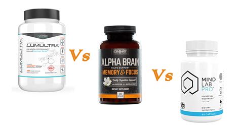 Mind Lab Pro vs LumUltra vs Alpha Brain: Which is the Best?