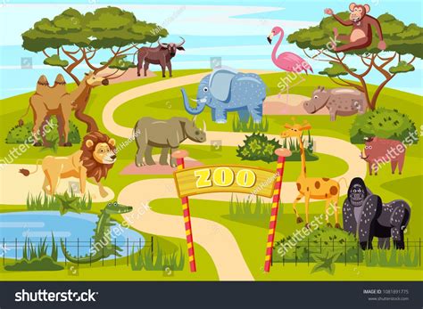 Zoo Animals Cartoon Images