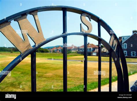 Weston-Super-Mare Golf Course, Somerset, England Stock Photo - Alamy