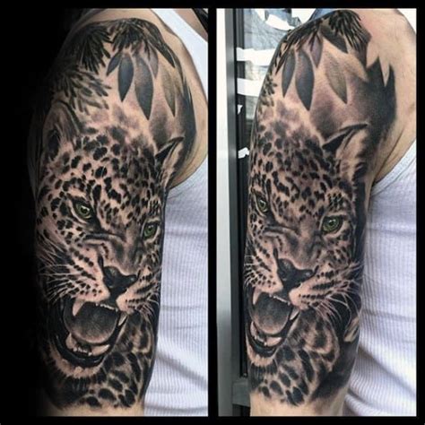 60 Creative Leopard Tattoos for Men [2024 Inspiration Guide] | Leopard ...