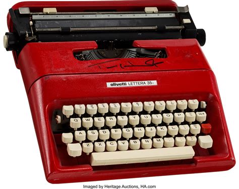 A Tom Hanks Personally-Owned and Signed Typewriter and Other | Lot #89082 | Heritage Auctions