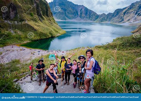 Mt.Pinatubo Crater Lake, a Beautiful Disaster Editorial Stock Image ...