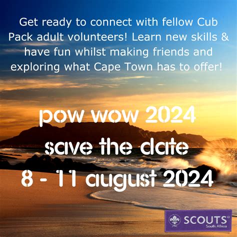 Get ready for POW WOW 2024! | SCOUTS South Africa