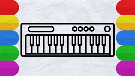 easy piano keyboard drawing - vansnasaspacevoyager