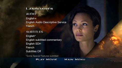 2012 (2009) - DVD Movie Menus