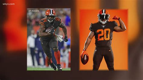 Cleveland Browns unveil new uniforms | wkyc.com