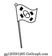 900+ Korea Flag Symbol Clip Art | Royalty Free - GoGraph