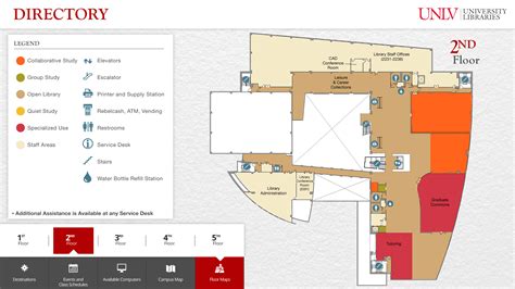 Lied Library Floor Plans | UNLV University Libraries